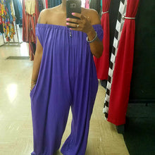 Off shoulder jumpsuit