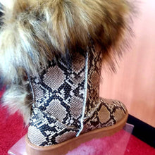 Snakeskin boots